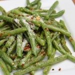 fresh roasted green beans recipe parmesan garlic