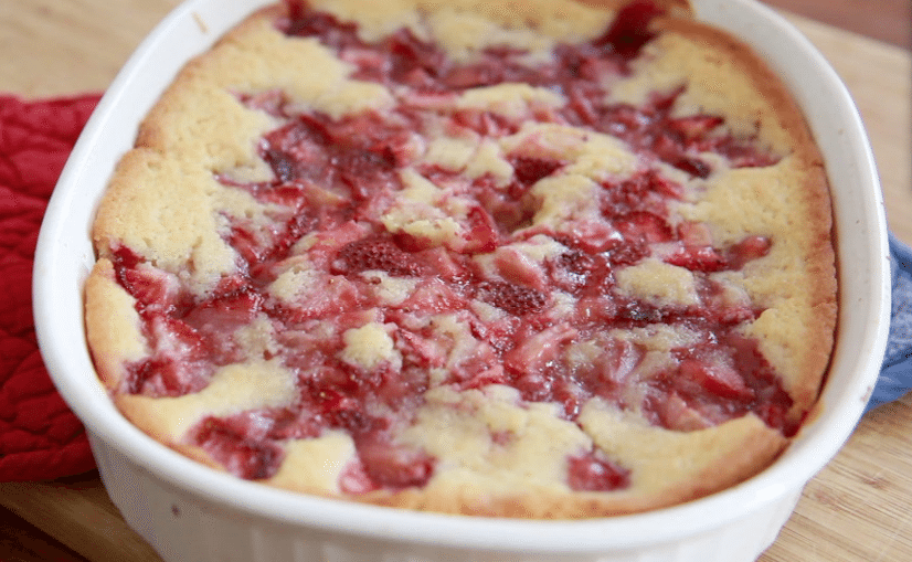 fresh strawberry cobbler recipe
