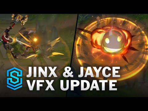 Jinx & Jayce Visual Effect Update Comparison - All Affected Skins | League Of Legends