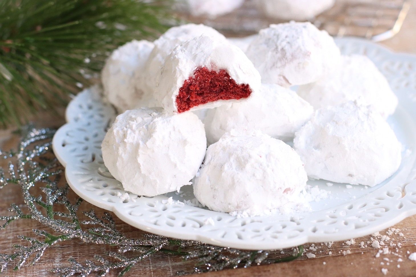 red velvet snowball cookies recipe-2