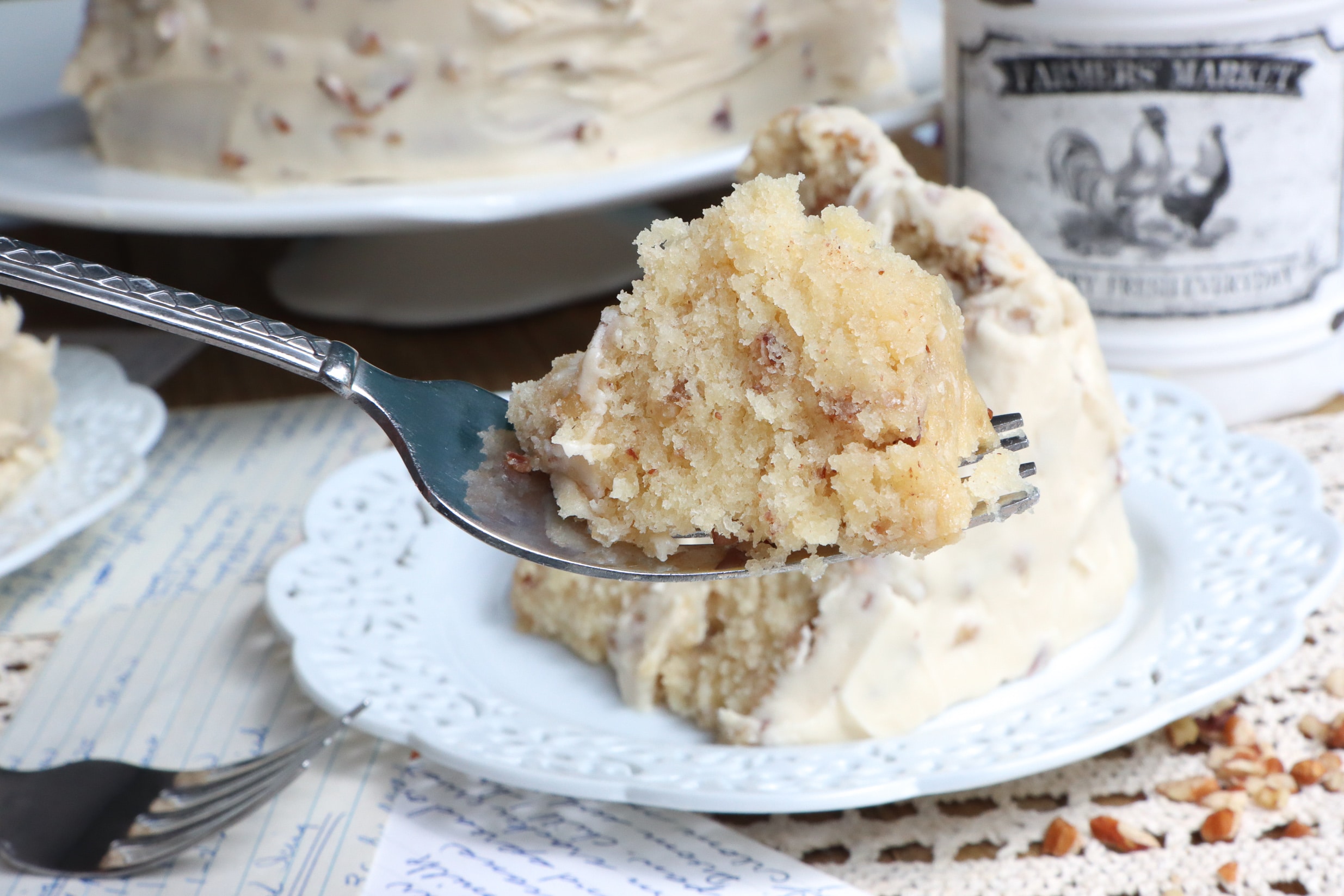 southern butter pecan cake