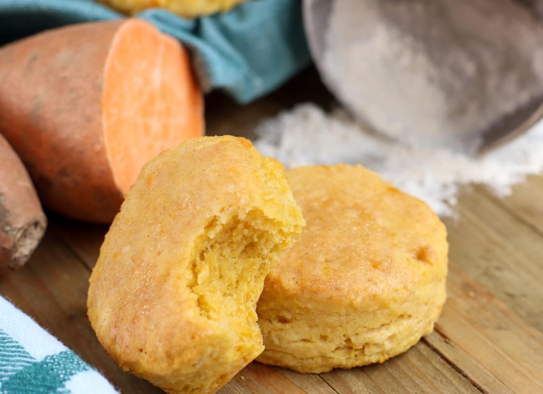 sweet potato butter biscuits