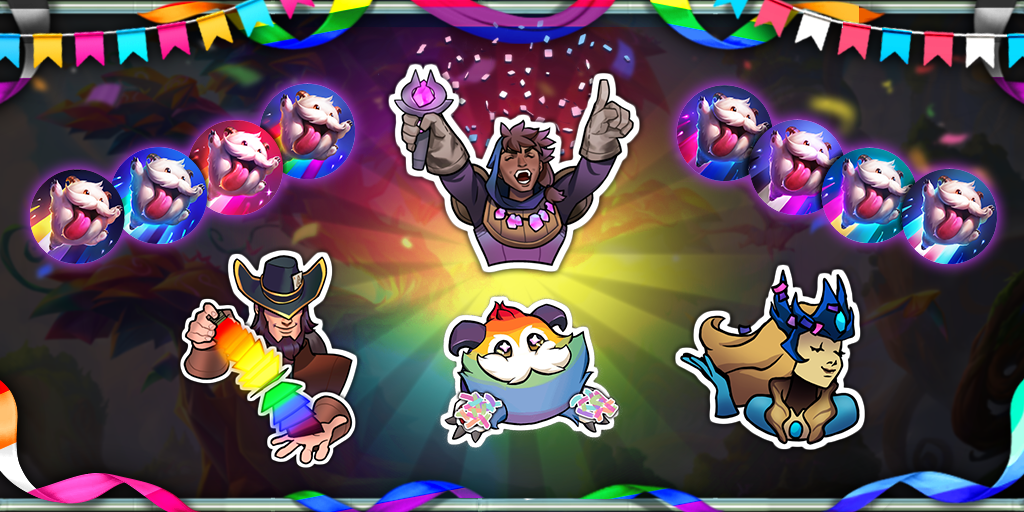 Pride 2023 emotes available across Runeterra! 2